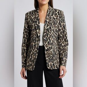 Leopard Suit with skirt